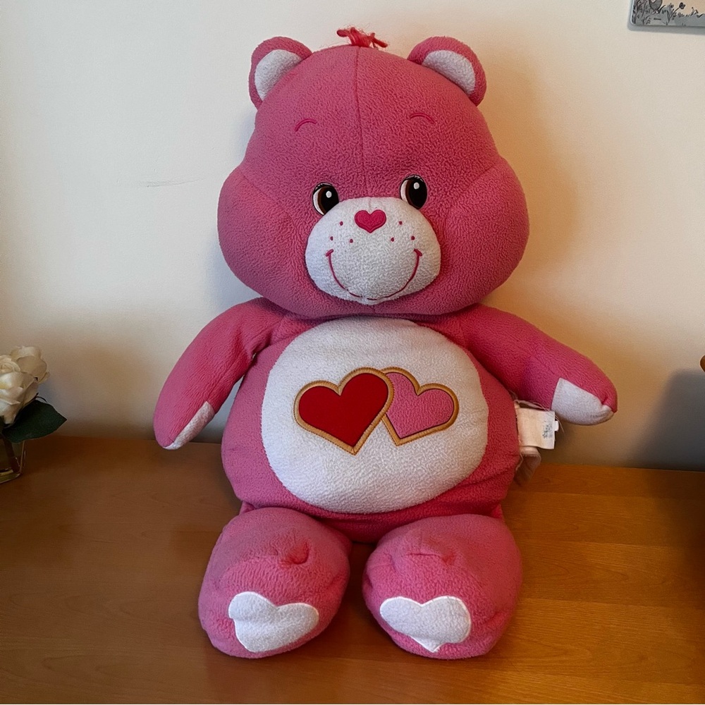 Vintage Big Care Bears Love-a-lot Bear